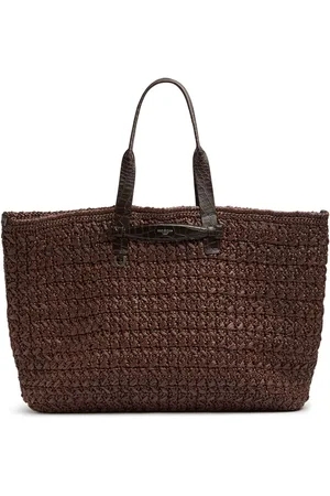 Dolce & Gabbana Raffia Shopper Tote Bag