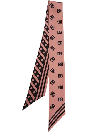 Dolce & Gabbana Printed Silk Twill Bandeau Scarf