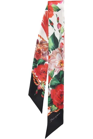 Dolce & Gabbana Printed Silk Bandeau Scarf