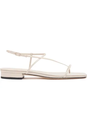 Studio Amelia 10mm Cross Front Leather Flats
