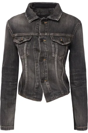 Balenciaga Lace-up Denim Jacket