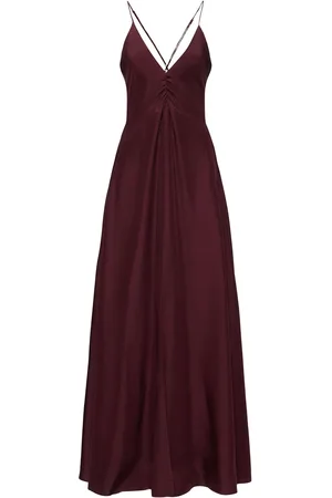 FORTE FORTE Habotai Silk Slip Dress