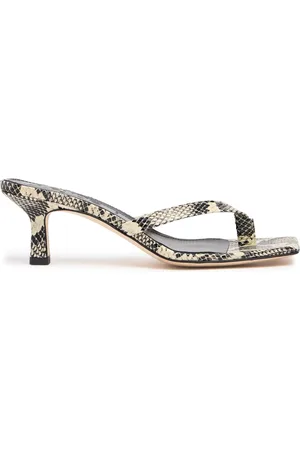 Aeyde 55mm Wilma Snake Printed Leather Sandals