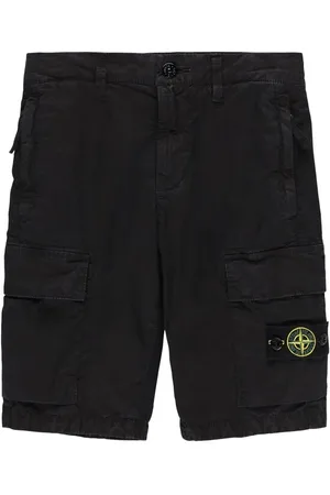 Stone Island Stretch Cotton Gabardine Cargo Shorts