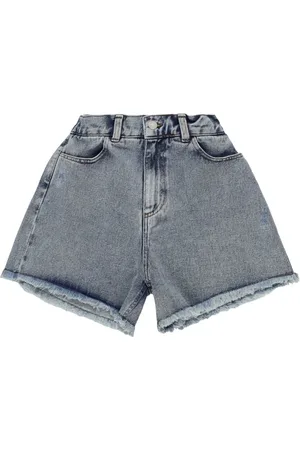 The New Society Cotton Denim Shorts