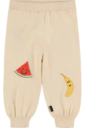 Molo Jacquard Knit Organic Cotton Pants