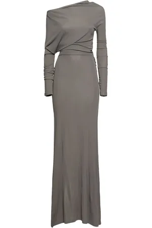 AYA MUSE One-shoulder Viscose Jersey Long Dress