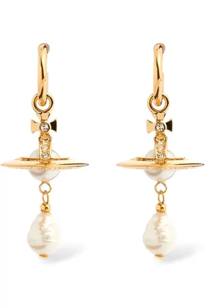 Vivienne Westwood Aleksa Imitation Pearl Drop Earrings