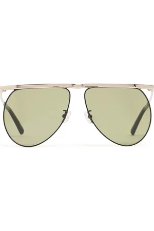 The Attico Pilot Metal Sunglasses