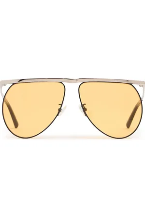 The Attico Pilot Metal Sunglasses