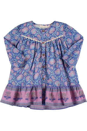 Louise Misha Printed Cotton Gauze Dress