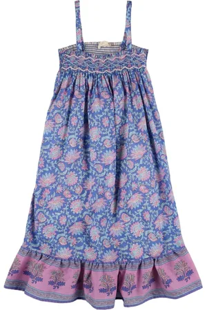 Louise Misha Printed Cotton Gauze Dress