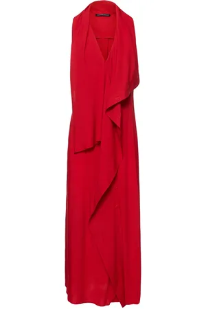YOHJI YAMAMOTO Tailored Sleeveless Midi Dress