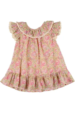Louise Misha Printed Cotton Gauze Dress