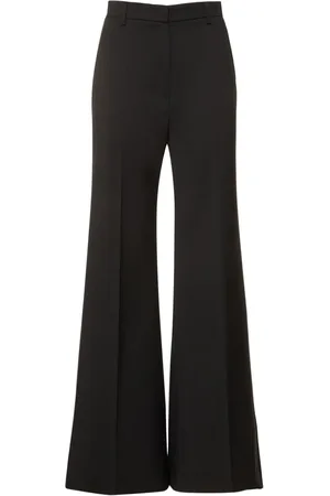 Max Mara Sonale Stretch Wool Flared Pants