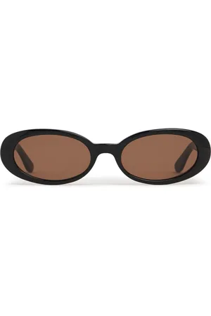 DMY STUDIOS Valentina Oval Acetate Sunglasses