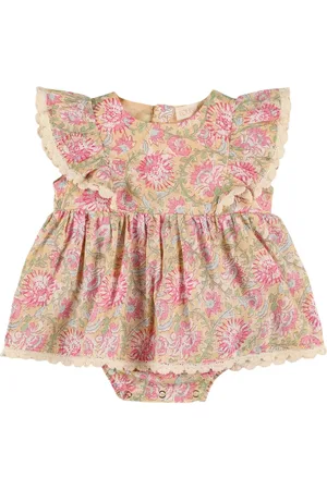 Louise Misha Floral Print Cotton Gauze Dress