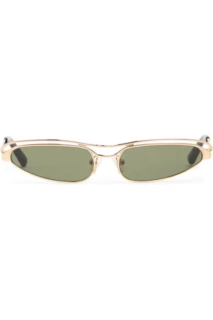 The Attico Slim Metal Sunglasses