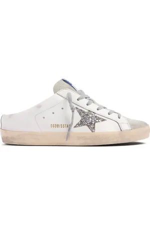 Golden Goose 20mm Super-star Leather Mule Sneakers