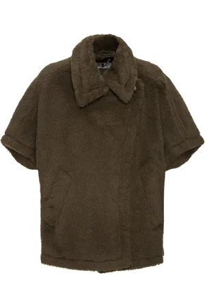 Max Mara Tebe1 Alpaca & Wool Blend Teddy Cape
