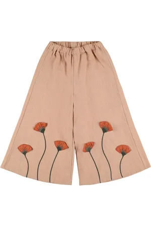 Donsje Poppy Embroidered Cotton Pants