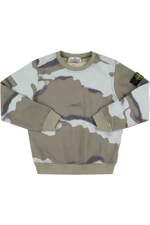 Stone Island Printed Cotton Sweatshirt
