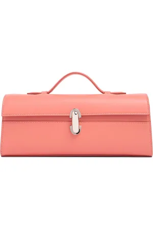 SAVETTE Camellia Smooth Leather Top Handle Bag