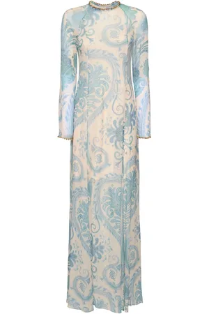 ZIMMERMANN Illuminate Printed Viscose Sheath Dress