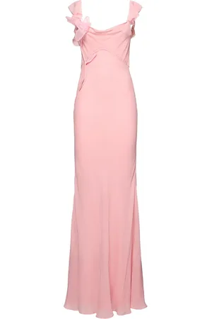Self-Portrait Georgette Flower Maxi Dress