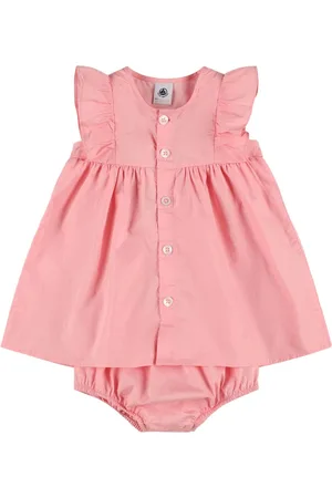 Petit Bateau Cotton Dress & Diaper Cover
