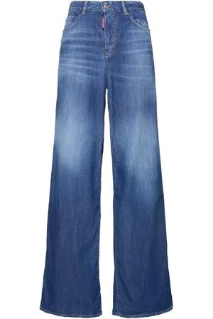 Dsquared2 Traveller 5-pocket Denim Wide Jeans