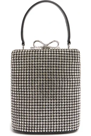 Self-Portrait Crystal Fishnet Bag