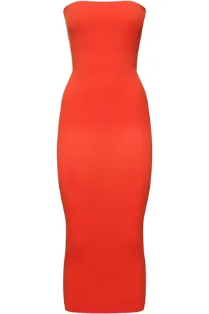 Wolford Fatal Shaping Strapless Midi Dress