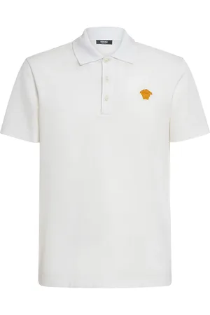 VERSACE Medusa Cotton Piqué Polo