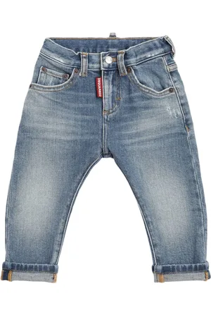 Dsquared2 Stonewashed Stretch Cotton Jeans