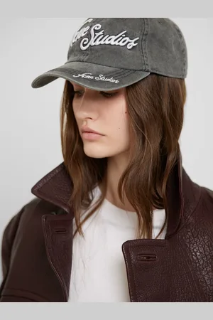 Acne Studios Carliy Logo Cotton Cap
