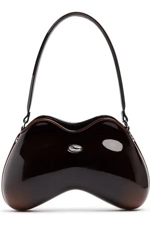 Diesel Double D Patent Shoulder Bag