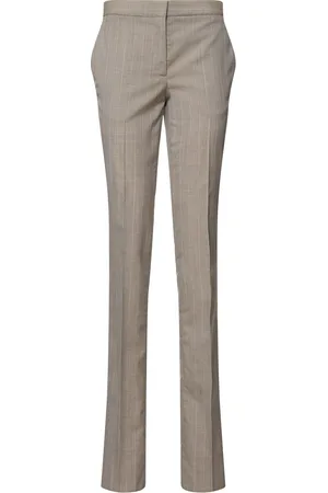 Stella McCartney Striped Wool Straight Pants