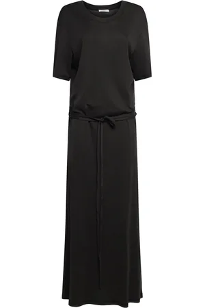 LEMAIRE Belted Rib Jersey T-shirt Dress