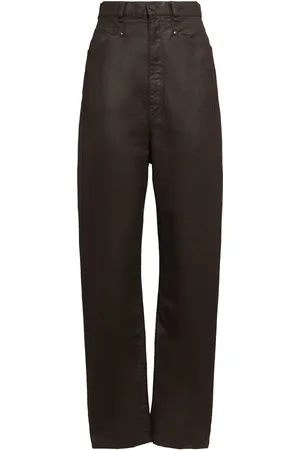 LEMAIRE Shiny Coated Dropped Crotch Pants