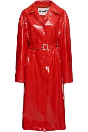 Jil Sander Coated Linen Trench Coat