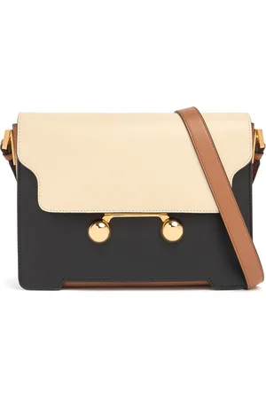 Marni Medium Trunkaroo Leather Shoulder Bag