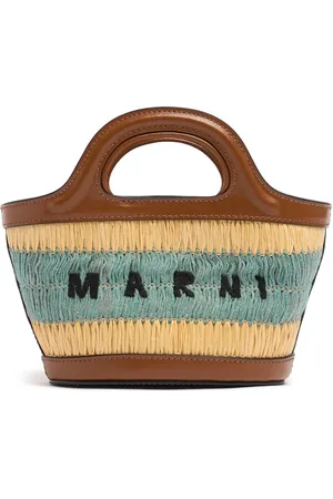 Marni Micro Tropicalia Raffia Effect Bag