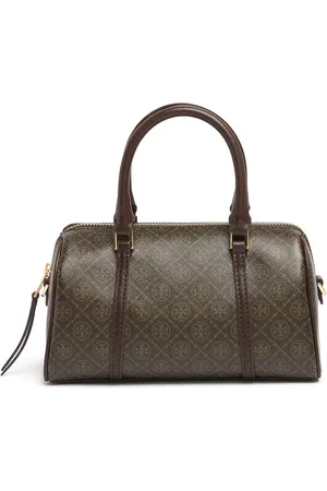 Tory Burch Mini T Monogram Coated Barrel Bag