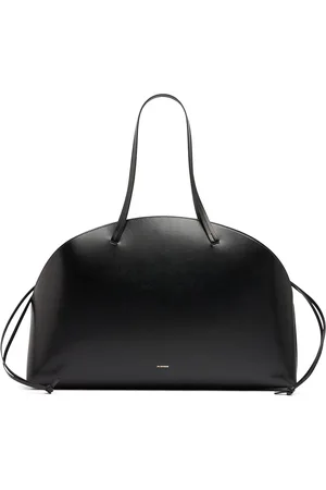 Jil Sander Large Curve Palmellato Leather Bag