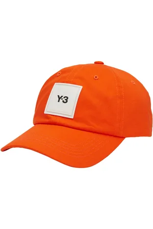 Y-3 Men Caps - Mens Logo Cap Orange ONE Size