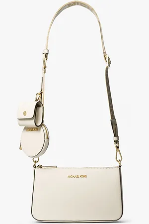 Michael Kors Jet Set Saffiano Leather Crossbody Bag With Case For Apple Airpods Pro®