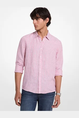 Michael Kors Striped Linen Shirt