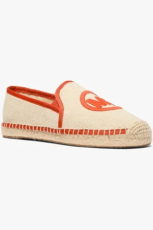 Michael Kors Hastings Two-tone Cotton Blend Canvas Espadrille