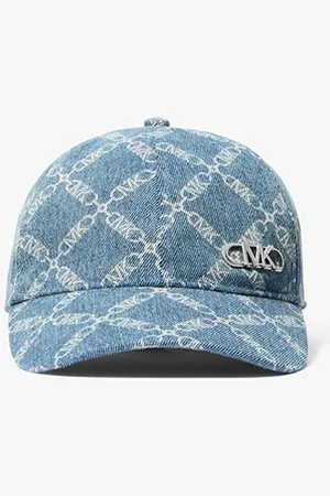 Michael Kors Empire Logo Denim Baseball Hat